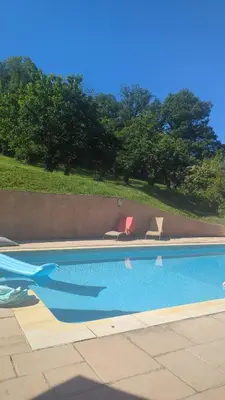Plan de l'établissement 150m2 à 15min de lyon - parc avec piscine et pétanque