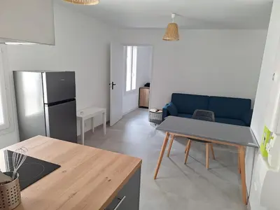 Cuisine ou kitchenette dans l'établissement Studio 29 m2 Le Péage de Roussillon