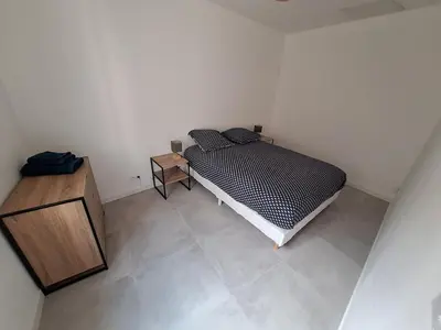 Un ou plusieurs lits dans un hébergement de l'établissement Studio 29 m2 Le Péage de Roussillon