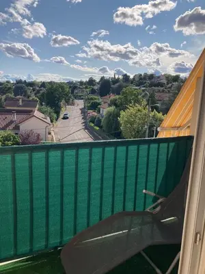 Balcon ou terrasse dans l'établissement T3 cozy Saint Genis Laval - balcony - quiet - HLS