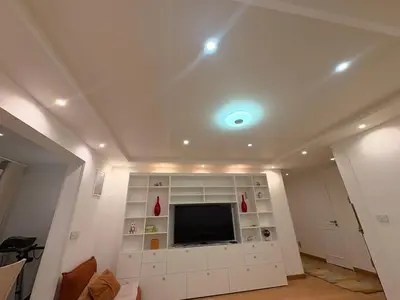 Télévision ou salle de divertissement dans l'établissement Grand appartement luxueux - Parc de la tête d'Or - Interdit aux événements