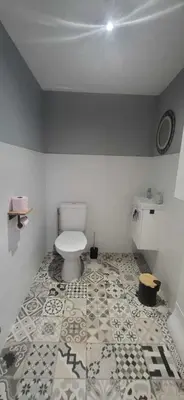 Salle de bains dans l'établissement La Petite Écurie