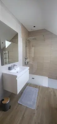 Salle de bains dans l'établissement La Petite Écurie