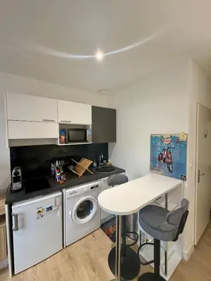 Cuisine ou kitchenette dans l'établissement Harmony
