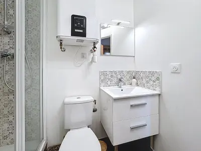 Salle de bains dans l'établissement Le Studio Cosy Partdieu Villette