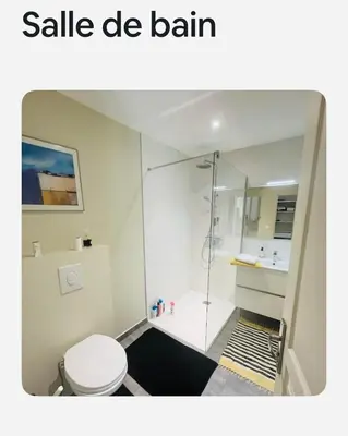 Salle de bains dans l'établissement Maisonnette tout confort