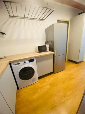 Cuisine ou kitchenette dans l'établissement Studio à la campagne