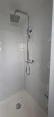 Salle de bains dans l'établissement 3 chambres dans grand T4 Proche Lac, ENTPE, Planétarium & Autoroute