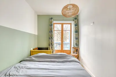 Un ou plusieurs lits dans un hébergement de l'établissement La Petite Maison Centrale - T4 - Centre Montluel