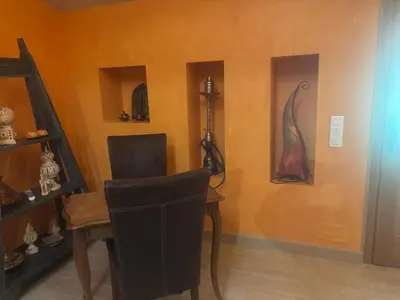 Télévision ou salle de divertissement dans l'établissement Les collines de chandieu