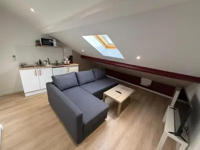 Cuisine ou kitchenette dans l'établissement T2 Neptune x4 people NEW Gare parilly
