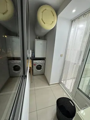 Salle de bains dans l'établissement Appartement d exeption neuf idealement situe proche Eurexpo OL vallee et Lyon centre parking gratuit