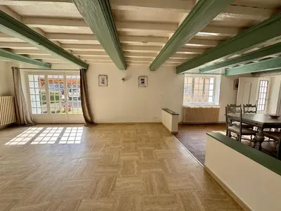 Coin salon dans l'établissement Appartement Vénus au coeur de la campagne