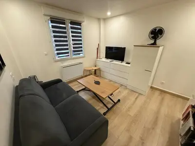 Télévision ou salle de divertissement dans l'établissement Studio cozy à Lagnieu