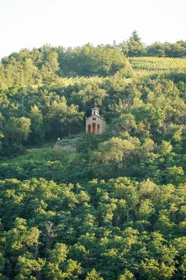Paysage naturel près de la maison d'hôtes