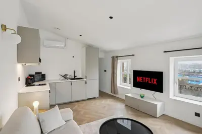 Cuisine ou kitchenette dans l'établissement Superbe appartement, design & moderne en hypercentre
