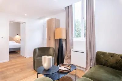 Un ou plusieurs lits dans un hébergement de l'établissement La Maison Bretzel & SPA Medipole