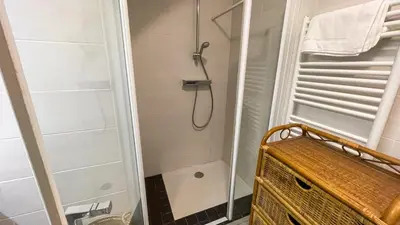 Salle de bains dans l'établissement Charmant Duplex Quartier Perrache Confluence