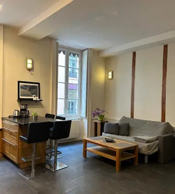 Télévision ou salle de divertissement dans l'établissement Appartement lumineux en plein coeur de Lyon