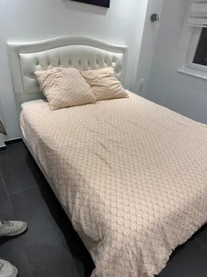 Un ou plusieurs lits dans un hébergement de l'établissement Appartement vue sur Lyon