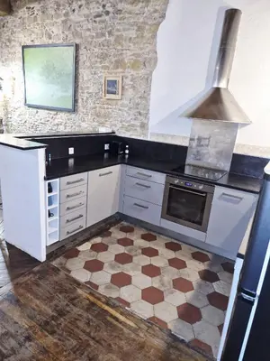 Cuisine ou kitchenette dans l'établissement Appartement luxueux hyper centre
