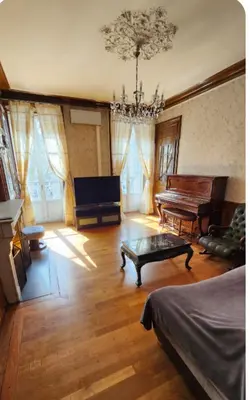 Coin salon dans l'établissement Grand 100 m2 à 5 min de Bellecour