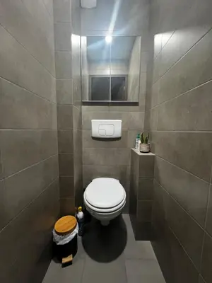 Salle de bains dans l'établissement Appartement avec garage, proche du centre Lyon