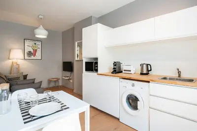 Cuisine ou kitchenette dans l'établissement Smartstay Confort - Perrache
