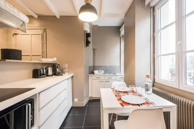 Cuisine ou kitchenette dans l'établissement Smartstay Elegant - Perrache