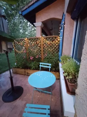 Balcon ou terrasse dans l'établissement Chez MariLou