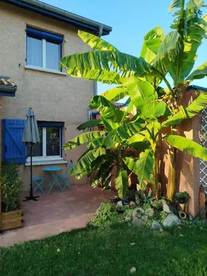 Jardin de l'établissement Chez MariLou