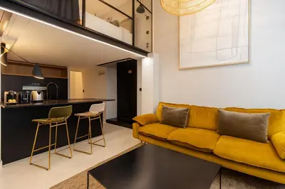 Cuisine ou kitchenette dans l'établissement SmartStay Bellecour - Ainay Lyon