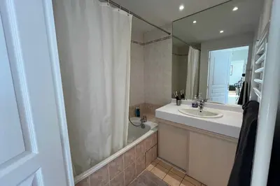 Salle de bains dans l'établissement Premium apartment with views of Lyon