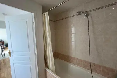 Salle de bains dans l'établissement Premium apartment with views of Lyon