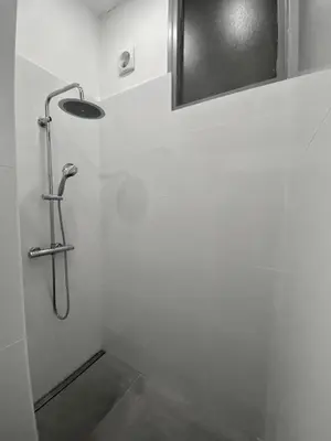 Salle de bains dans l'établissement Chez Mo