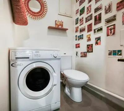 Salle de bains dans l'établissement Bel appartement avec grande terrasse