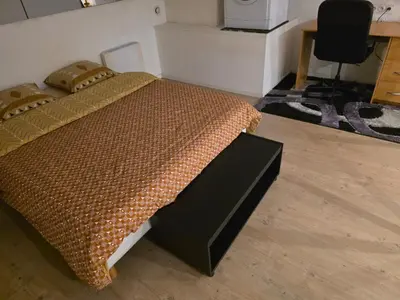 Un ou plusieurs lits dans un hébergement de l'établissement Cosy T2 bien placé proche de PartDieu dans Lyon 6