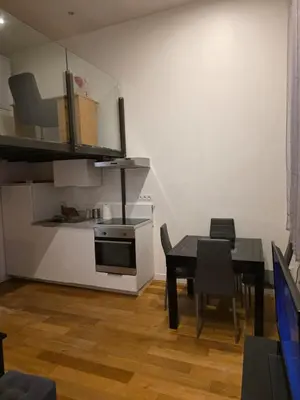 Cuisine ou kitchenette dans l'établissement Cosy T2 bien placé proche de PartDieu dans Lyon 6