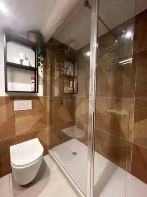 Salle de bains dans l'établissement T3 Chaleureux à 250m de la gare - 10 min du centre
