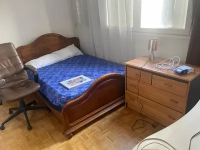 Un ou plusieurs lits dans un hébergement de l'établissement Chambre dans un appartement en colocation