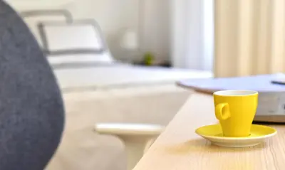 Coin salon dans l'établissement Chambre spacieuse et calme, chez Citizen Q