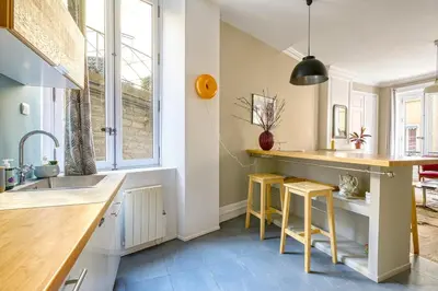 Cuisine ou kitchenette dans l'établissement Centre du Vieux Lyon - 4 personnes