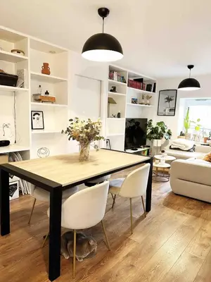 Plan de l'établissement Charmant appartement cosy, tout équipé à Charbonnières