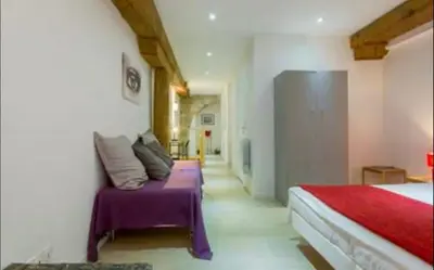 Un ou plusieurs lits dans un hébergement de l'établissement Superbe duplex, 70m2 Place Bellecour