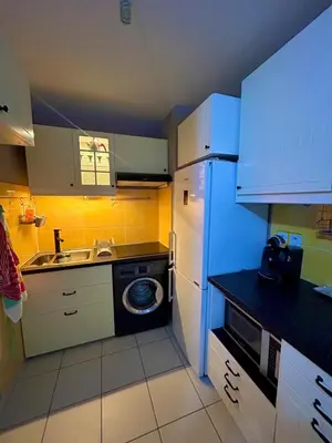 Cuisine ou kitchenette dans l'établissement Appartement neuf et parfaitement agencé sur Lyon