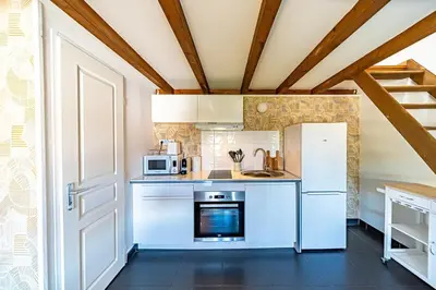 Cuisine ou kitchenette dans l'établissement Appartement cosy avec mezzanine au cœur du quartier Cusset -Villeurbanne