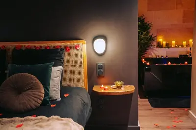 Coin salon dans l'établissement Mana Suite - Appartement de luxe avec Jacuzzi XXL