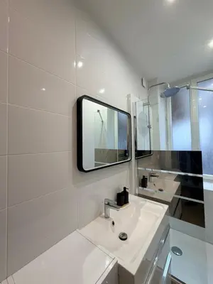 Salle de bains dans l'établissement L'écrin de saint-clair