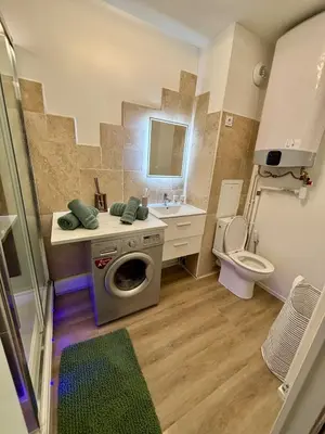 Salle de bains dans l'établissement Studio Cosy et élégant avec Terrasse