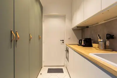 Cuisine ou kitchenette dans l'établissement Cosy studio - 2P - Bellecour